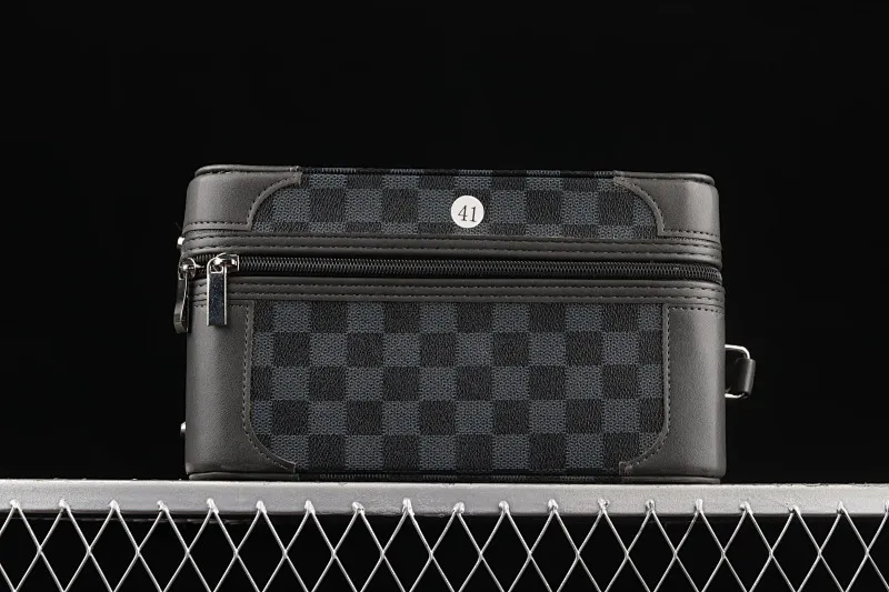 All Categories Air Jordan Jordan Series Basketball Shoes Air Jordan 1 High Donkey Brand x Air Jordan 1 AJ1 Joe 1 Donkey Brand Co-branded Custom Model #With Presbyopia Suitcase Made of Leather, Exclusive Logo Covered Shoe Body, Very High Style